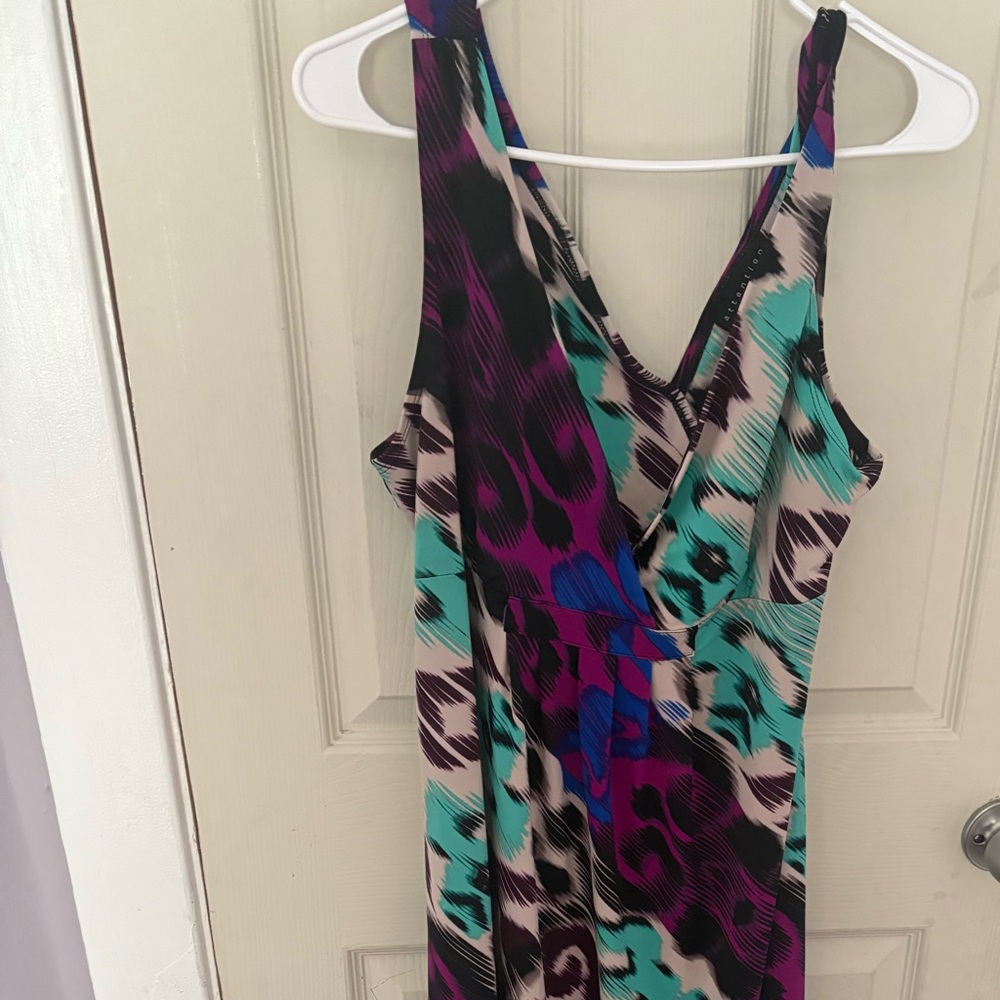Attention Vibrant Patterned Maxi Dress